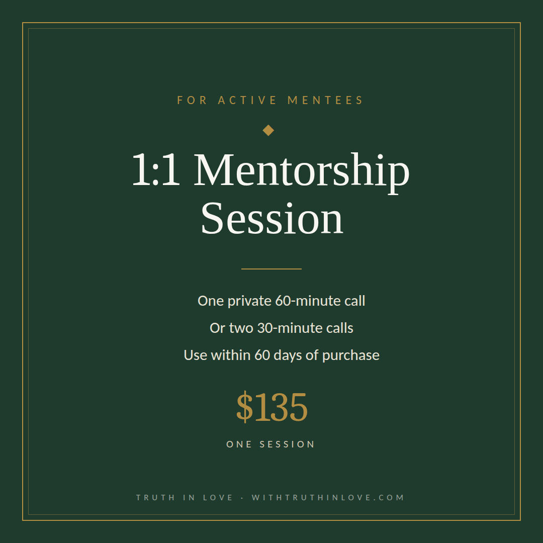 À La Carte 1:1 Mentorship Session