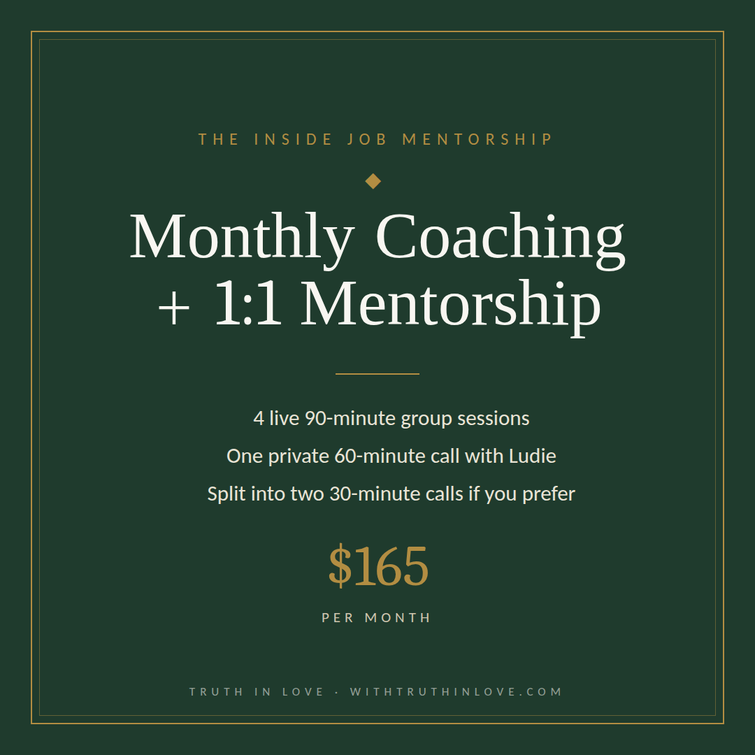 Monthly Coaching + 1:1 Mentorship